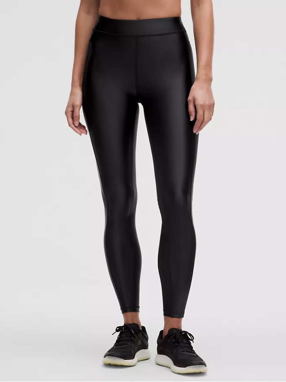 Lululemon Satin Shine High Rise Tight Leggings 28” in Black (Worn Once)